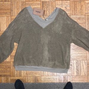 Brown oversized sweater small